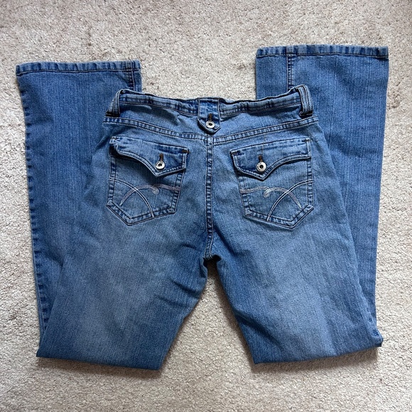 Blue Flare Jeans - Picture 3 of 3